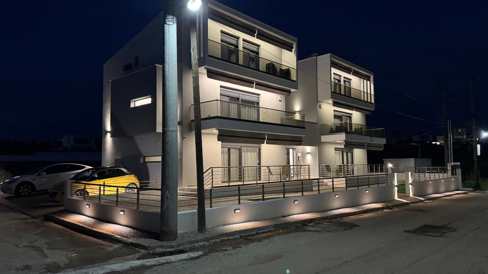 Elinor Apartments Flogita Exteriör bild