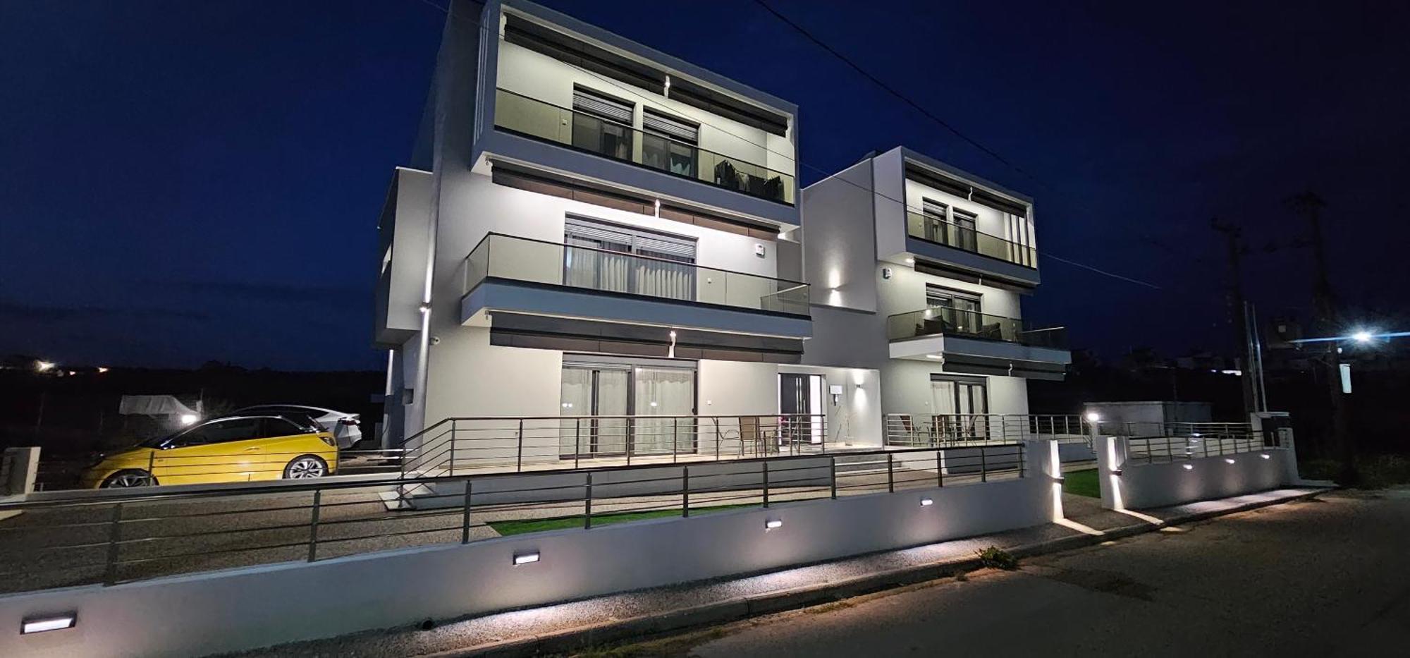 Elinor Apartments Flogita Exteriör bild